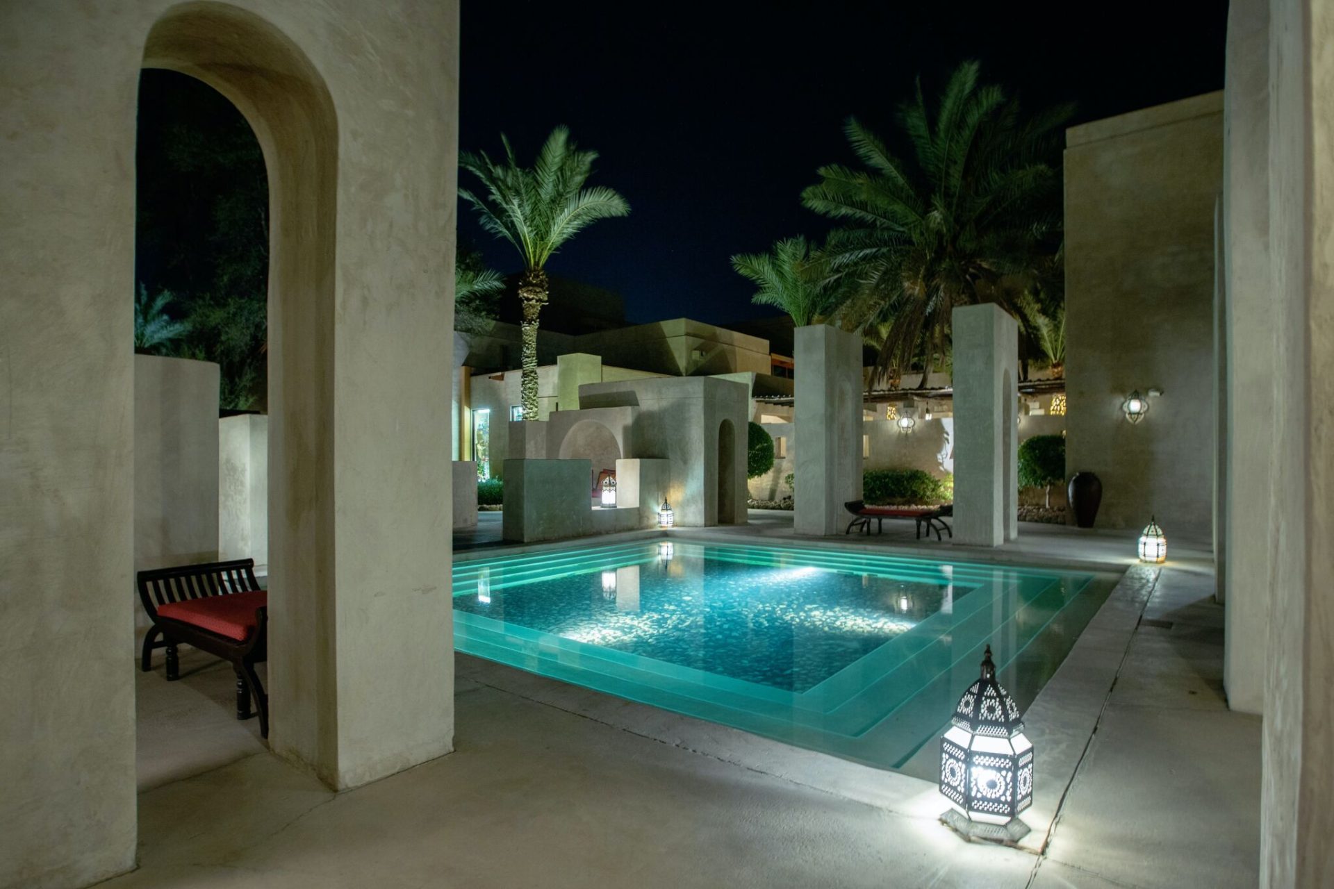 pool construction landscaping in Dubai